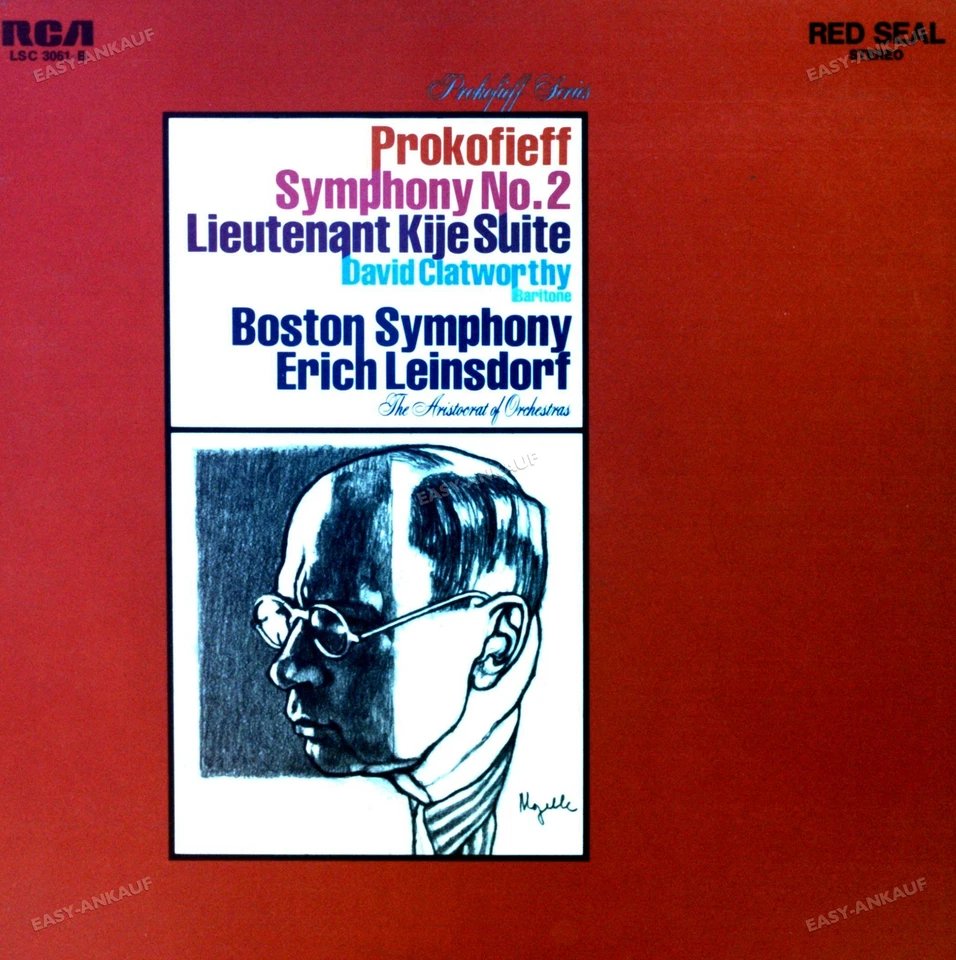 Prokofieff, Leinsdorf - Symphony No. 2 / Lieutenant Kije Suite LP . - Image 1 of 1