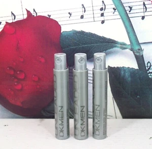 DK Men Unleaded By Donna Karan NEW YORK Lot 3 X 0.03 FL oz / 1 ML Bracing Spray - Picture 1 of 1