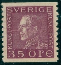 SWEDEN #181 (187a) 35ore red violet, og, NH, XF, Facit $180.00