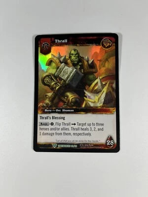 Thrall Timewalkers Foil WoW World of Warcraft TCG 20/30 Card - Image 1 of 4