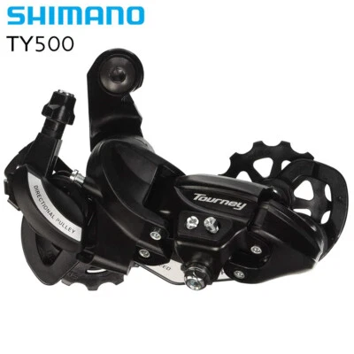 Shimano Tourney RD-TY500 6/7 /8 Speed MTB Bicycle Rear Derailleur-Long Cage New - Image 1 of 4