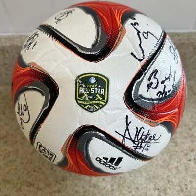 2014 MLS All Star Match Ball Team Signed Thierry Henry, Donovan Dempsey JSA - Image 1 of 4
