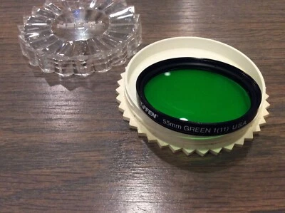 FILTRO PROTECTOR EFECTO COLOR 55MM TIFFEN VERDE 1 (11) canon nikon sony Foto 1 de 2