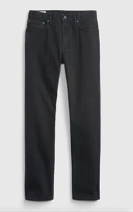 Gap Mens Black Straight Jeans in GapFlex Size 29x30 NWT - Picture 1 of 6