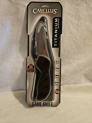 NIP Camillus 3" Titanium Blade/ 4" Handle Game Knife - Image 1 of 2