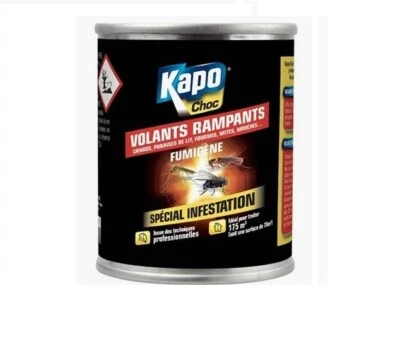 INSECTICIDE VOLANTS RAMPANTS FUMIGENE 150M3 KAPO FURY
