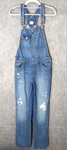 Gap Kids Overall 2XL Bib Stonewash Distressed Straight Leg Buckle Coverall - Picture 1 of 11