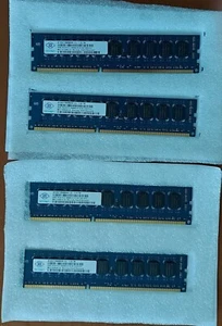 4x2gb 8gb PC3-10600E ECC Unbuffered DDR3 Ram Memory - Photo 1/2