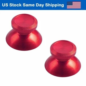 Joystick Tumb Sticks Buttons Hats For Playstation 4 PS4 Controller Bullet Red - Picture 1 of 7