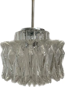 Vintage MCM pendant lamp by Glasshutte Limburg - Bild 1 von 4
