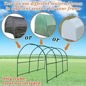 20x10x7'/12x7x7'/10x7x6' Strong Camel Greenhouse Replacement Steel FRAME ONLY - Picture 1 of 14
