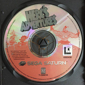 HERC'S ADVENTURES  Sega Saturn GAME DISC ONLY Hercs LUCAS ARTS Authentic TESTED