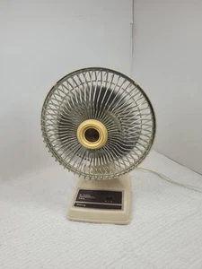 Vintage Galaxy Personal 6 Inch Electric Fan-Mod #3146-2 Speed-Brown Blades - Picture 1 of 10