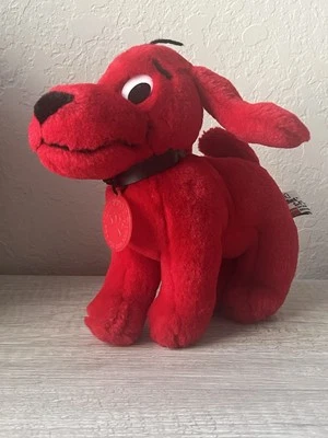 Juguete de peluche de peluche CLIFFORD the BIG RED DOG 2002 Scholastic Side Kicks 8" ¡SOPORTES! Foto 1 de 4