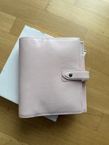 Filofax Malden A5 Organizer Leder Agenda VL Ringbuch 30 mm Ringung zartrosa - Bild 1 von 8