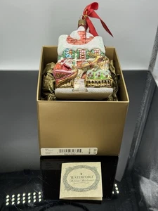 Waterford Kristall Feiertag Erbstücke über dem DACH Nacht vor Weihnachten Ornament - Bild 1 von 14