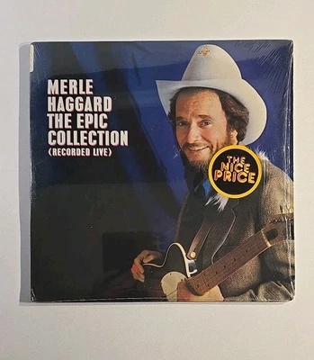 Merle Haggard ‎– The Epic Collection (Recorded Live) Original Vinyl SHRINK NM - Image 1 of 4