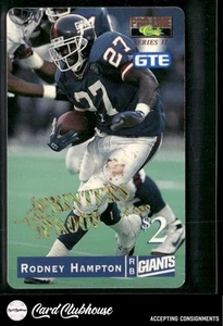 Schede telefoniche Pro Line Series II 1995 $2 prove stampante #10 Rodney Hampton /499 - Foto 1 di 2