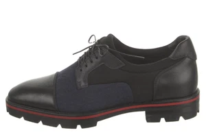 $1,095 Christian Louboutin Lugged-Sole Leather Derby Lace-Ups (40 EU; 7 US) NEW - Picture 1 of 6