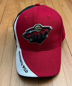 Fan Favorite Minnesota Wild Mütze Cap - bestickt verstellbar - rot grün - Bild 1 von 12