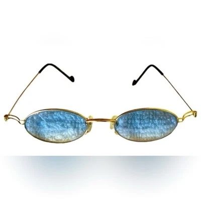 Authentic Gucci Coogi RARE Brand Name  Gold Metal Frame Blue Tint New Sunglasses - Image 1 of 4