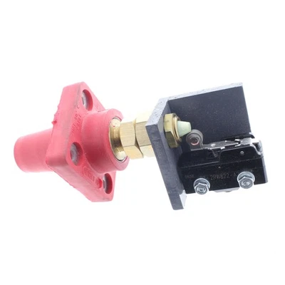 Leviton Red 16RSW-R Cam-Type Plug Panel Receptacle Microswitch ECT 16 Series - Image 1 of 4