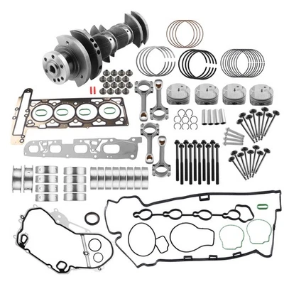 Engine Overhaul Kit w/Crankshaft Pistons Bearings Set for Chevy GMC Buick 2.4L - Image 1 of 4