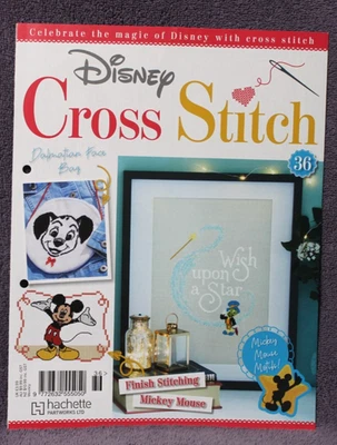 DISNEY HACHETTE cross stitch magazine ISSUE 36 please read description - Image 1 of 4