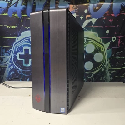 HP OMEN 870 DT i7-7th Gen 16GB RAM GTX 1070 8GB 1TB HDD+360GB SSD RGB Gaming - Image 1 of 4