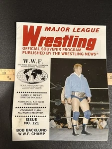 Major League Wrestling Souvenir Program #121 1980/81 Atlantic City 28 Jan 1981 - Picture 1 of 8