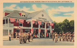 GETTYSBURG PA GETTYSBURG MUSEO NACIONAL MILITAR LINO POSTAL 092825 U - Imagen 1 de 2