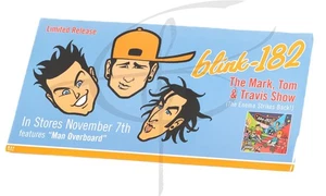Blink-182 Mark Tom & Travis Show Original 2000 24x12 Pre-Release Promo Poster  - Picture 1 of 2