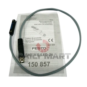 Festo NEW SME-8-S-LED-24 150857 Proximity Switch Sensor 0-250 VDC, 230VAC, 3-Pin - Picture 1 of 1