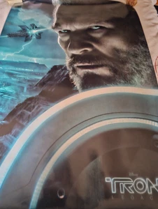​ORIGINAL Disney TRON: LEGACY Cinema Film Poster 2010 Jeff Bridges Kevin Flynn - Picture 1 of 1