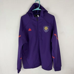 Giacca uomo Orlando City SC adidas 2024 Anthem viaggio manica raglan full zip L - Foto 1 di 4