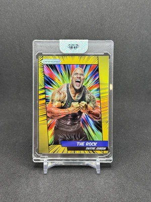 Dwayne 'The Rock' Johnson 2023 Diamond Refractor SP - Image 1 of 2
