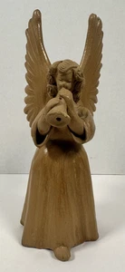 Vintage Guatemala Pottery Folk Art Angel Playing Music Candle Holder - Picture 1 of 8