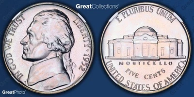 1952 Jefferson Nickel Proof NGC PF 68 PR68 Lightly Toned Coin 5C - Image 1 of 3