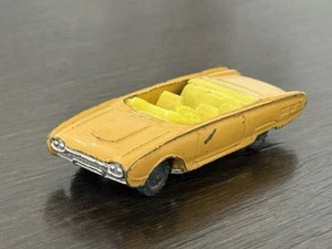 VTG DIECAST CAR HUSKY YELLOW FORD THUNDERBIRD FAIR CONDITION GREAT BRITAIN - Picture 1 of 11