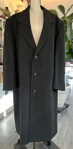 100% Merino Wool Trench Coat Stafford Sz 46 men or women XL - Picture 1 of 8