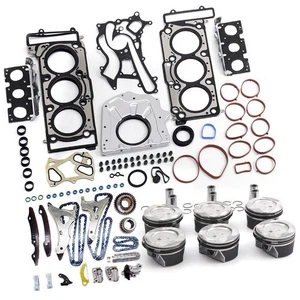 For 13-20 Benz 3.0T Overhaul Rebuild Kit w/ Timing Chain/Pistons & Rings M276 - Picture 1 of 15