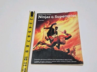 Ninjas and Superspies RPG Book Palladium Presents by Erick Wujcik 1988 No.525 - Image 1 of 4