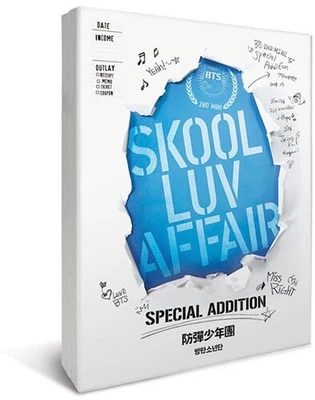 BTS - Skool Luv Affair [New CD] Large Item Exception , With DVD, Postcard, Photo Foto 1 de 4