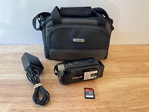Canon VIXIA HF R500 HD Camcorder Bundle 57x AVCHD, Charger, Bag, TESTED WORKING - Picture 1 of 13