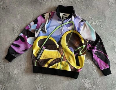 Vintage Y2k Ecko Unltd. Graffiti Men’s Track Zip Up Jacket Size L - Image 1 of 4