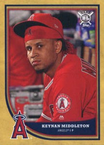 Keynan Middleton Angels 2018 Topps Big League Gold #377