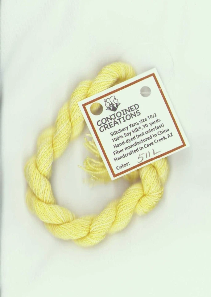 Silk Hand-Dyed Thread 10/2 Conjoined Creations DK Purple 511L Cross Stitch - Image 1 of 1