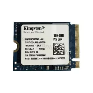 Kingston 1TB 2230 SSD NVMe PCIe 4.0 x4 For Steam Deck ASUS ROG Flow X Surface - Picture 1 of 5
