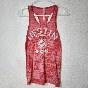 Exist Shirt Damen XS Destin Florida Tank Top Burn out Pink Racerback - Bild 1 von 8