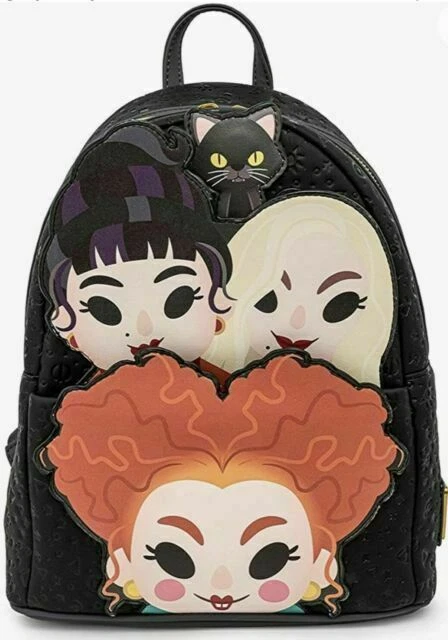 Loungefly Disney Hocus Pocus Sanderson Sisters Leather Backpack Mini - WDBK1737